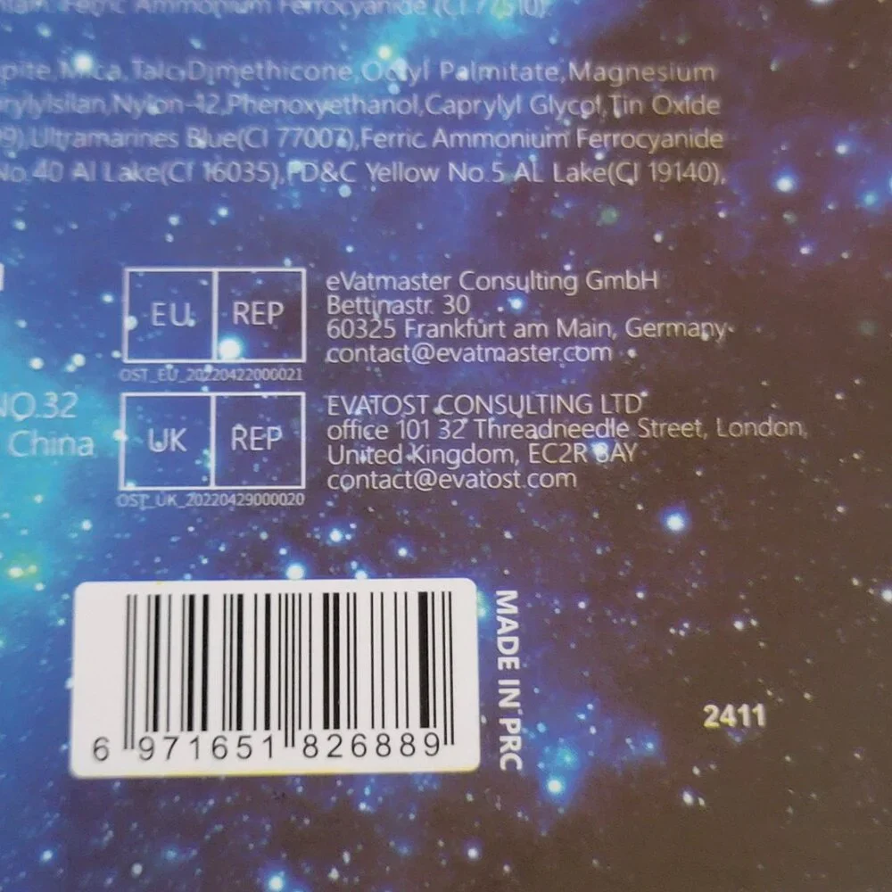 Space Rider Blue Eyeshadow Palette